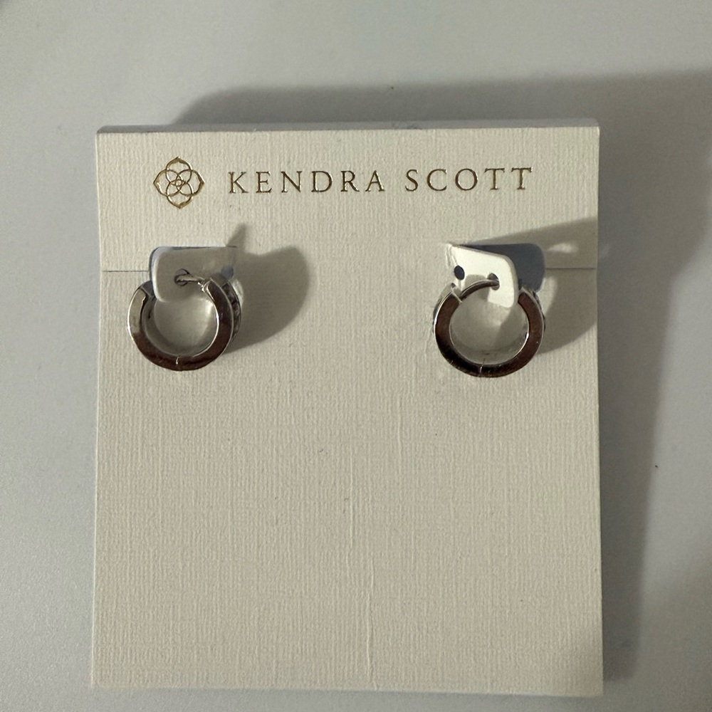 Kendra Scott Silver Hoop Earrings